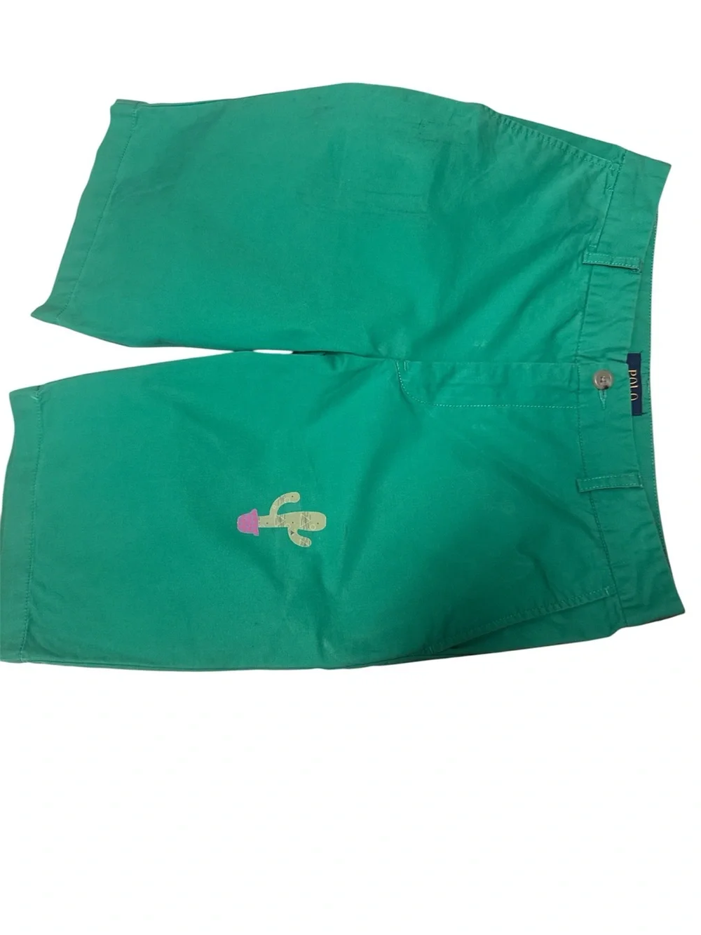 Polo by Ralph Lauren Bright Green Cotton Shorts kid size 18